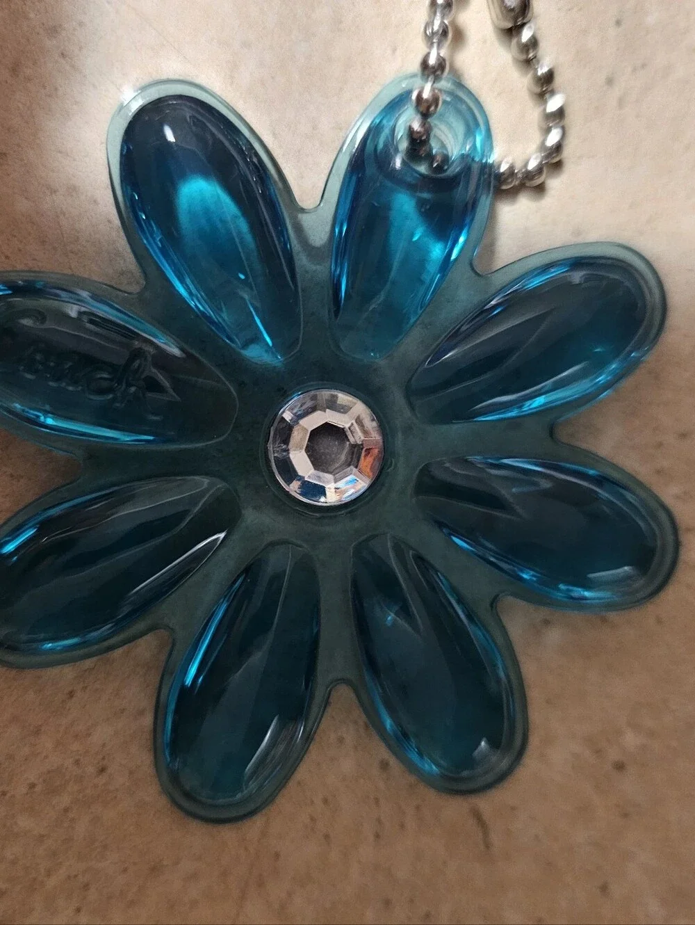 Coach Poppy Aqua Daisy Charm